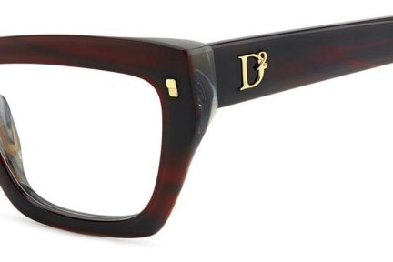 Glasses Dsquared2 D20153 K4G Rechteck Rot