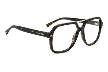 Brillen Dsquared2 D20145 086 Rechteck Havanna