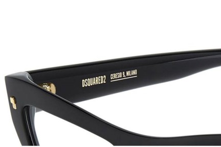 Glasses Dsquared2 D20153 807 Rechteck Schwarz