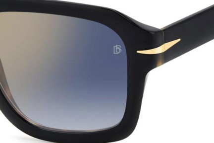 Sunglasses David Beckham DB7127/S WR7/1V Rechteck Schwarz