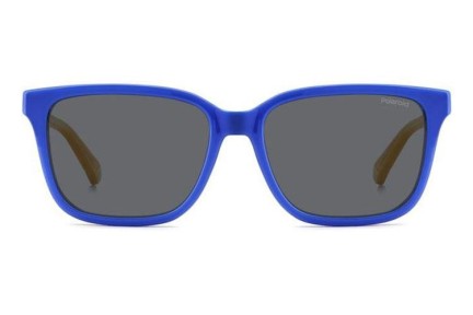 Sunglasses Polaroid Junior PLD8063/S DCD/M9 Polarized Rechteck Blau