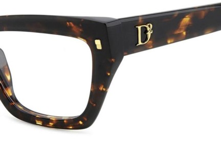 Glasses Dsquared2 D20153 086 Rechteck Havanna