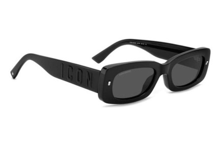 Sonnenbrille Dsquared2 ICON0020/S 807/IR Rechteck Schwarz