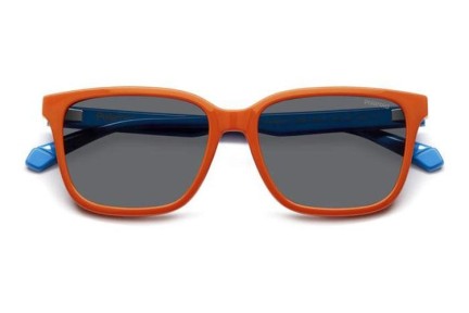 Sunglasses Polaroid Junior PLD8063/S L7Q/M9 Polarized Rechteck Orange