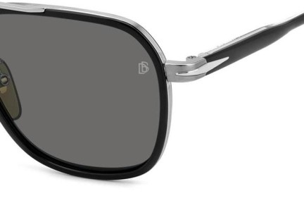 Sonnenbrille David Beckham DB1161/S 284/M9 Polarized Rechteck Silber