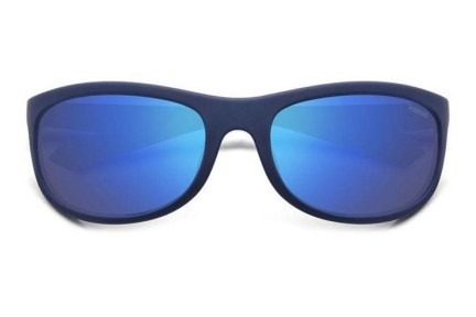 Sonnenbrille Polaroid PLD2154/S FLL/5X Polarized Oval Blau