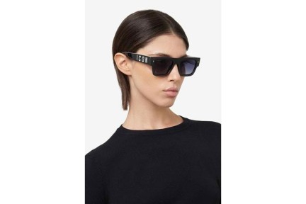 Sonnenbrille Dsquared2 ICON0021/S 807/9O Rechteck Schwarz