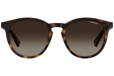 Sonnenbrille Polaroid PLD6098/S 086/LA Polarized Rund Havanna