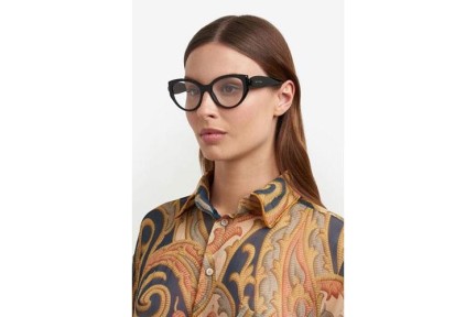 Glasses Etro ETRO0057 807 Cat Eye Schwarz