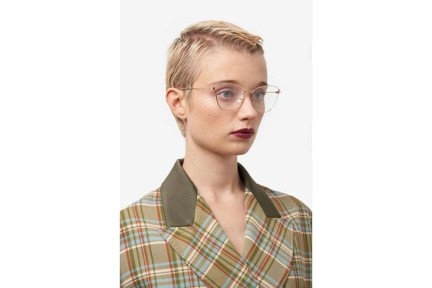 Glasses Etro ETRO0023 000 Cat Eye Gold