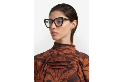 Brillen Etro ETRO0042 807 Cat Eye Schwarz