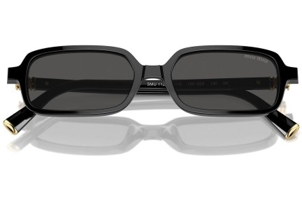 Sonnenbrille Miu Miu MU11ZS 16K5S0 Rechteck Schwarz