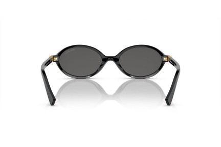 Sunglasses Miu Miu MU04ZS 1AB5S0 Oval Schwarz