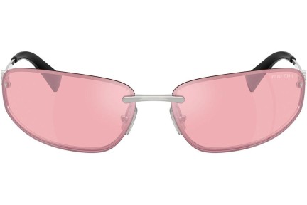 Sonnenbrille Miu Miu MUA50S 1BC70J Oval Silber