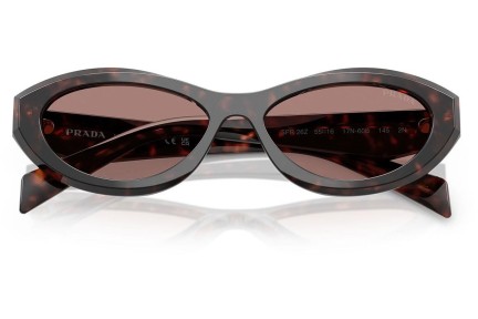 Sonnenbrille Prada PR26ZS 17N60B Oval Havanna