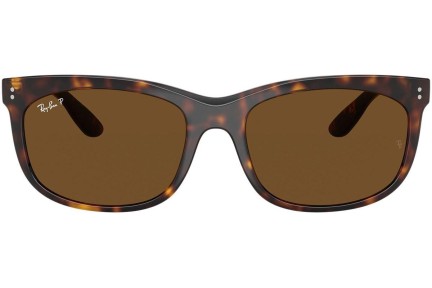 Sunglasses Ray-Ban RB2389 902/57 Polarized Rechteck Havanna