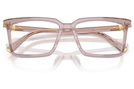 Glasses Miu Miu MU08XV 12W1O1 Quadratisch Rosa