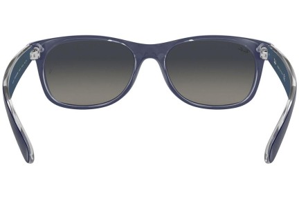 Sonnenbrille Ray-Ban New Wayfarer Color Mix RB2132 605371 Quadratisch Blau