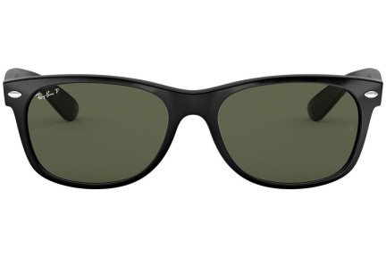 Sunglasses Ray-Ban New Wayfarer Classic RB2132 901/58 Polarized Quadratisch Schwarz