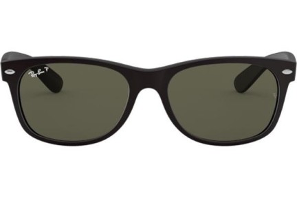 Sonnenbrille Ray-Ban New Wayfarer Classic RB2132 622/58 Polarized Quadratisch Schwarz