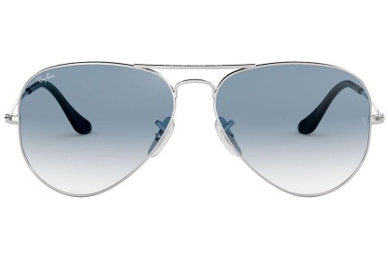 Sonnenbrille Ray-Ban Aviator Gradient RB3025 003/3F Pilot Silber