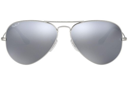 Sonnenbrille Ray-Ban Aviator RB3025 019/W3 Polarized Pilot Silber