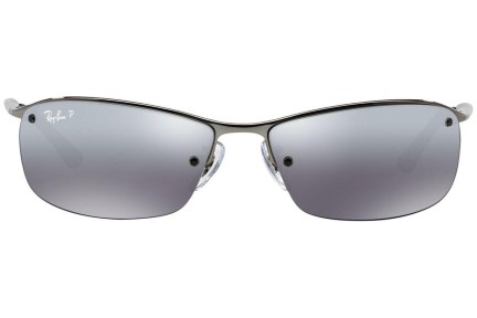 Sonnenbrille Ray-Ban RB3183 004/82 Polarized Rechteck Silber