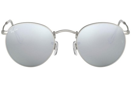 Sunglasses Ray-Ban Round Metal Flash Lenses RB3447 019/30 Rund Silber