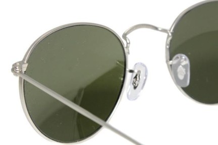 Sunglasses Ray-Ban Round Metal Flash Lenses RB3447 019/30 Rund Silber