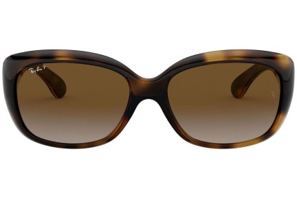 Sonnenbrille Ray-Ban Jackie Ohh RB4101 710/T5 Polarized Groß Havanna