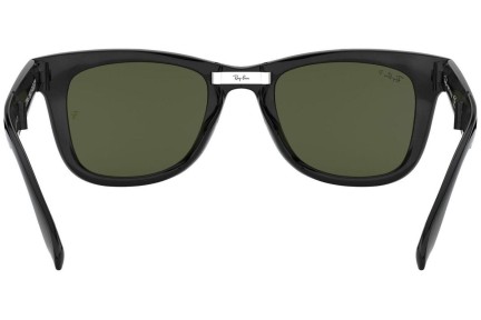 Sonnenbrille Ray-Ban Folding Wayfarer Classic RB4105 601/58 Polarized Quadratisch Schwarz