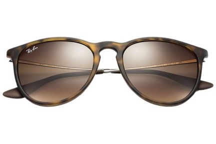 Sonnenbrille Ray-Ban Erika Classic Havana Collection RB4171 865/13 Rund Havanna