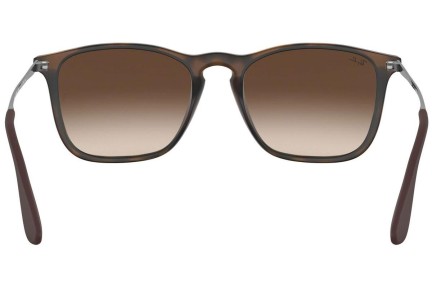 Sonnenbrille Ray-Ban Chris RB4187 856/13 Quadratisch Havanna