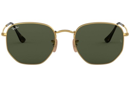 Sonnenbrille Ray-Ban Hexagonal Flat Lenses RB3548N 001 Rund Gold