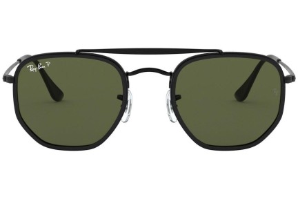 Sonnenbrille Ray-Ban The Marshal II RB3648M 002/58 Polarized Quadratisch Schwarz