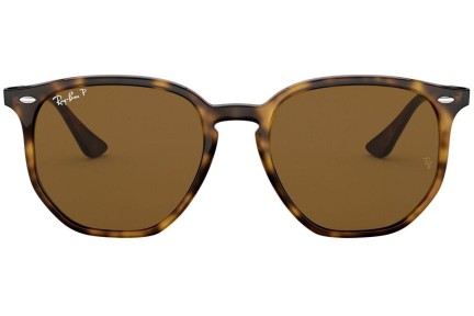 Sonnenbrille Ray-Ban RB4306 710/83 Polarized Quadratisch Havanna