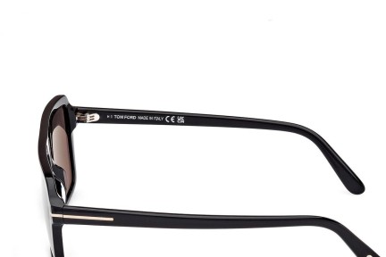 Sonnenbrille Tom Ford Vincent FT1176 01A Quadratisch Schwarz