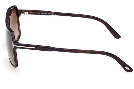 Sonnenbrille Tom Ford Kemp FT1177 52B Quadratisch Havanna