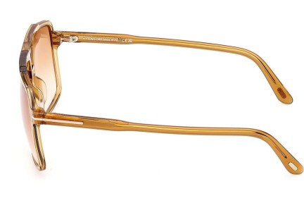 Sonnenbrille Tom Ford Kemp FT1177 39F Quadratisch Gelb