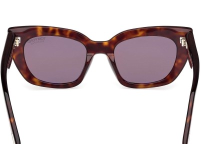 Sonnenbrille Tom Ford Athena FT1190 52H Polarized Cat Eye Havanna