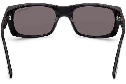 Sonnenbrille Tom Ford Juan FT1181-N 01A Rechteck Schwarz