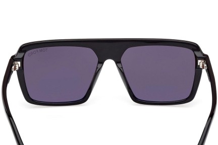 Sonnenbrille Tom Ford Vincent FT1176 01A Quadratisch Schwarz