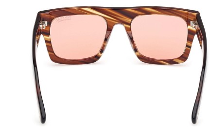 Sunglasses Tom Ford Fausto FT0711 53E Flat Top Havanna