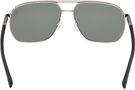 Sonnenbrille Timberland TB00027 08R Polarized Quadratisch Silber