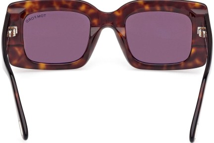 Sonnenbrille Tom Ford Brigitta FT1188 52E Rechteck Havanna