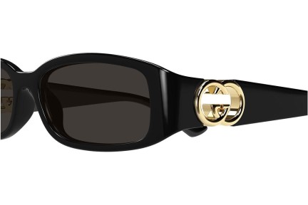 Sonnenbrille Gucci GG1661S 001 Rechteck Schwarz