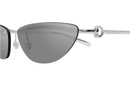 Sonnenbrille Gucci GG1701S 002 Oval Silber