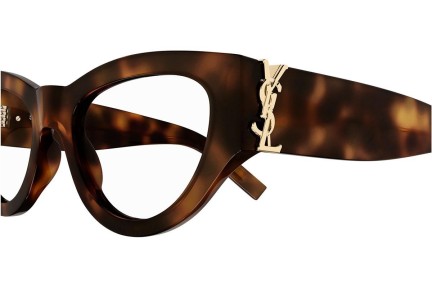 Brillen Saint Laurent SLM94OPT 002 Cat Eye Havanna