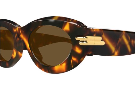 Sonnenbrille Bottega Veneta BV1322S 002 Oval Havanna