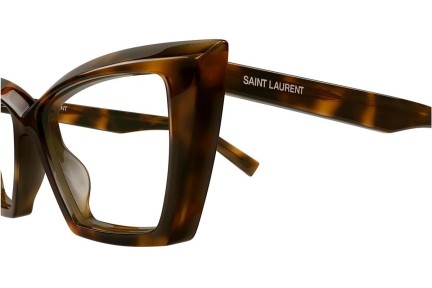 Brillen Saint Laurent SL657OPT 002 Cat Eye Havanna